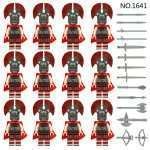 Medieval Roman Empire Soldiers M1641 Minifigures Set