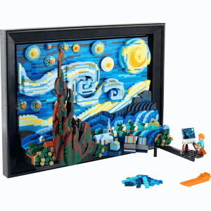 Vincent van Gogh The Starry Night 92803 JIESTAR Compatible 21333 Brick Set