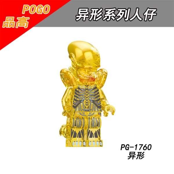 Movie Aliens Transparent Yellow Xenomorph PG-1760 Minifigures