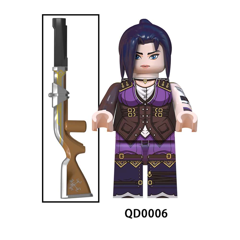 TV Show Arcane Caitlyn Kiramman QD0006 Minifigures - Brixtoy