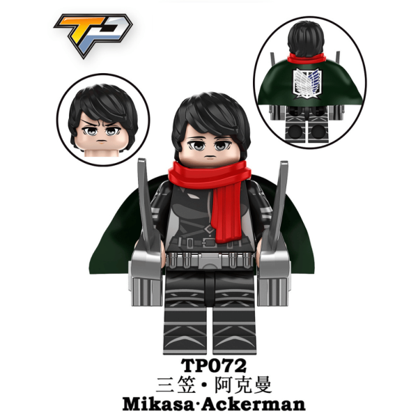 Anime Attack on Titan Mikasa Ackerman TP072 Minifigures