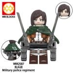 Anime Attack on Titan Military Police Regiment WM2587 Minifigures