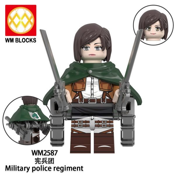 Anime Attack on Titan Military Police Regiment WM2587 Minifigures