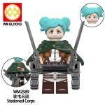 Anime Attack on Titan Stationed Corps WM2589 Minifigures