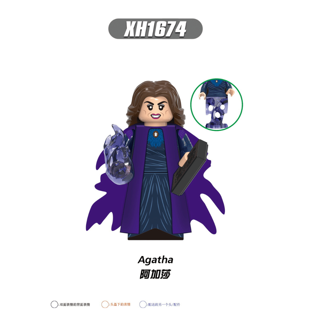 Marvel Agatha Harkness XH1674 Minifigures - Brixtoy