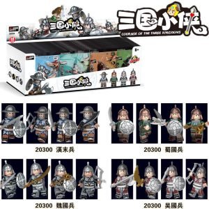 Three Kingdoms Soldiers 300A Decool Minifigures Set