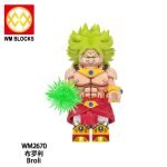 Anime Dragon Ball Z Broly WM2670 Minifigures