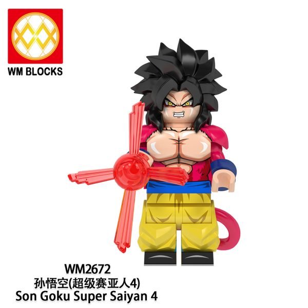 Anime Dragon Ball Z Goku (Super Saiyan 4) WM2672 Minifigures