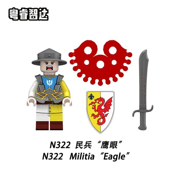 Medieval Soldier Eagle N322 Minifigures