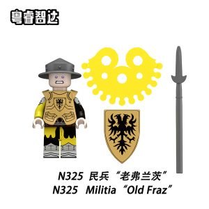 Medieval Soldier Old Fraz N322 Minifigures