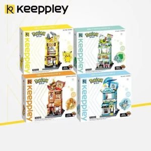 Pokemon Theme Store KEEPPLEY Official K20207-K20210 Brick Set