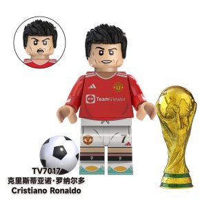 Sport Soccer Cristiano Ronaldo TV7017 Minifigures