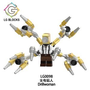 Skibidi Battle Drillwoman LG0098 Minifigures