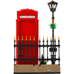 2 Ideas Red London Telephone Box Compatible 21347 Brick Set