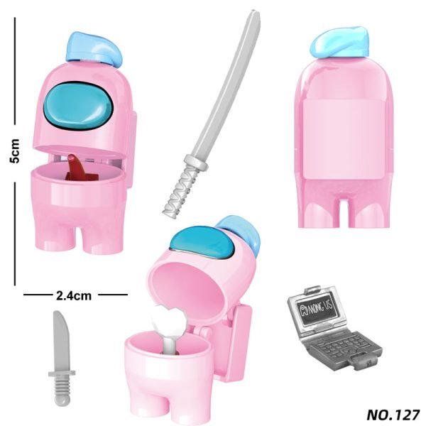 Among Us Pink Character NO.127 Minifigures