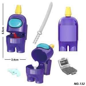 Among Us Purple Character NO.132 Minifigures