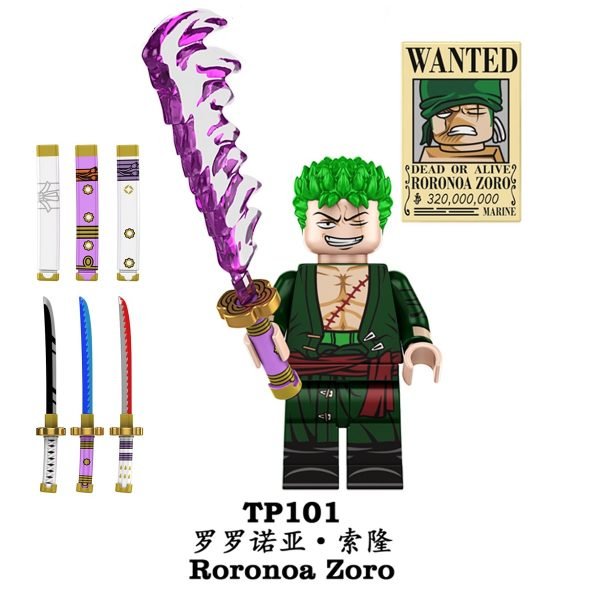 Anime One Piece Roronoa Zoro TP101 Minifigures