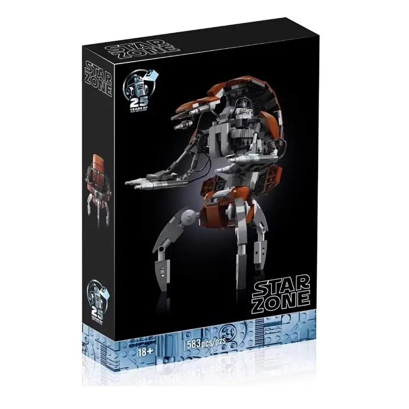 Star Wars Buildable Droideka Compatible 75381 Brick Set