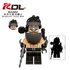 Skibidi Battle Headscarf Toilet Man K2202 Minifigures