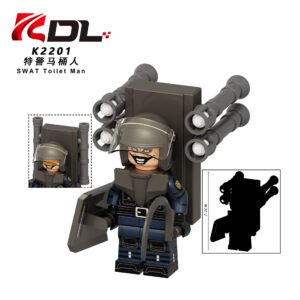 Skibidi Battle SWAT Toilet Man K2201 Minifigures