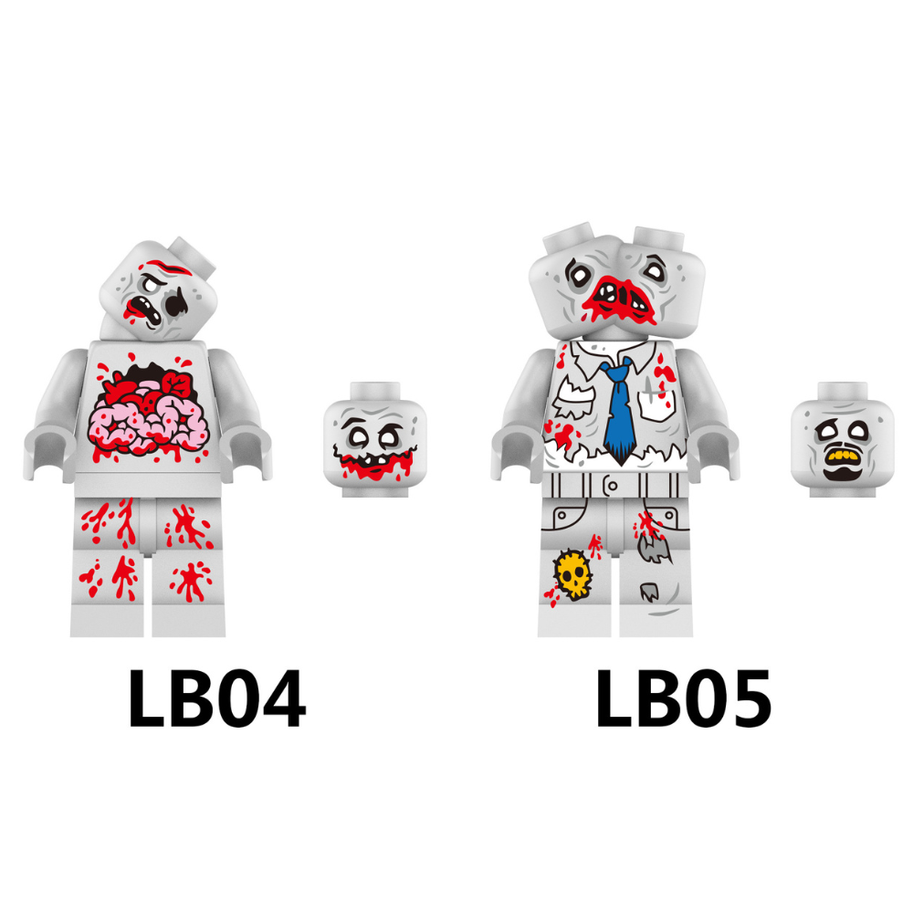 Zombie LB05 Minifigures - Brixtoy