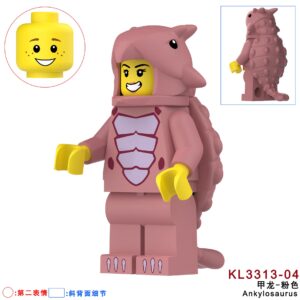 Collectible Ankylosaurus Costume Fan KL3313-04 Minifigures