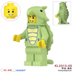 Collectible Ankylosaurus Costume Fan KL3313-05 Minifigures