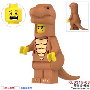 Collectible Tyrannosaurus Costume Fan KL3315-03 Minifigures