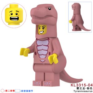Collectible Tyrannosaurus Costume Fan KL3315-04 Minifigures