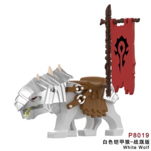 Lord of the Rings White Wargs Armor Flag P8019 Minifigures