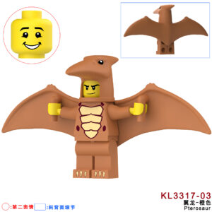 Collectible Pterosaur Costume Fan KL3317-03 Minifigures