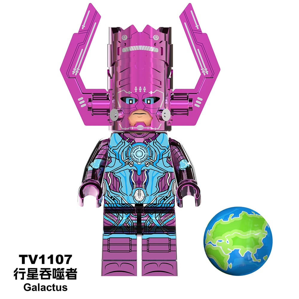 él コレクション Marvel Galactus (Chrome) TV1107 Minifigures - Brixtoy
