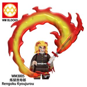 Anime Demon Slayer Kyojuro Rengoku WM3005 Minifigures