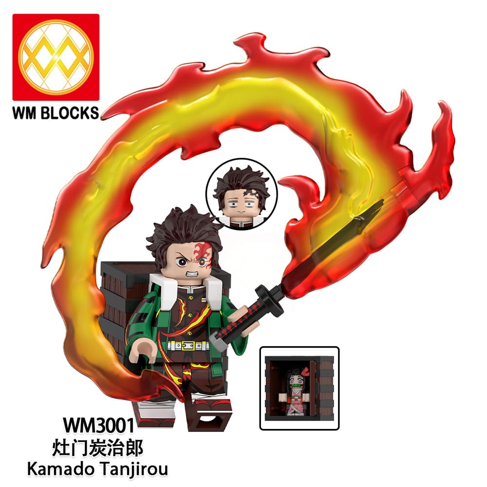 Anime Demon Slayer Tanjiro Kamado WM3001 Minifigures - Brixtoy