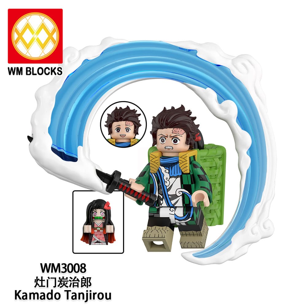 Anime Demon Slayer Tanjiro Kamado WM3008 Minifigures - Brixtoy