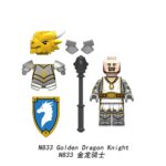 Dungeons & Dragons Golden Dragon Knight N833 Minifigures