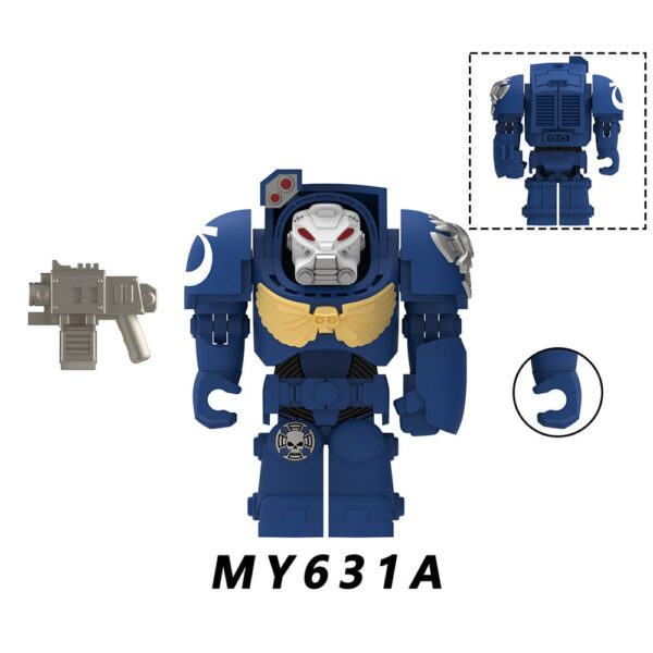 Warhammer 40K Ultramarines Terminator MY631 Minifigures Warhammer 40K Ultramarines Terminator MY631 Minifigures